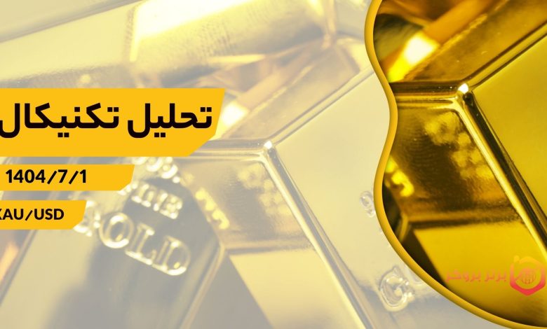 تحلیل تکنیکال XAU/USD (طلا)، 1 مهر