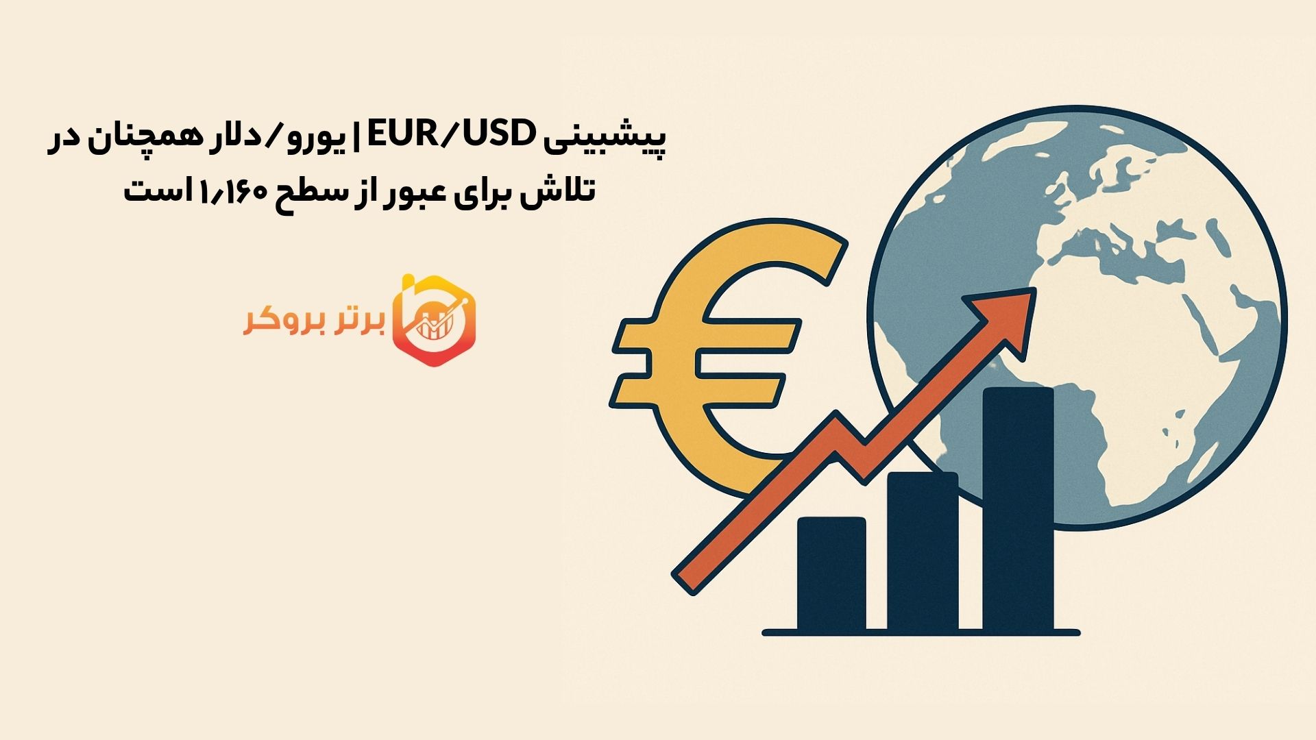 پیشبینی EUR/USD | یورو/دلار همچنان در تلاش برای عبور از سطح ۱٫۱۶۰ است