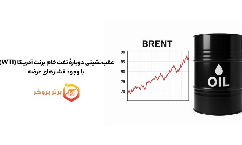 عقب‌نشینی دوبارهٔ نفت خام برنت آمریکا (WTI) با وجود فشارهای عرضه
