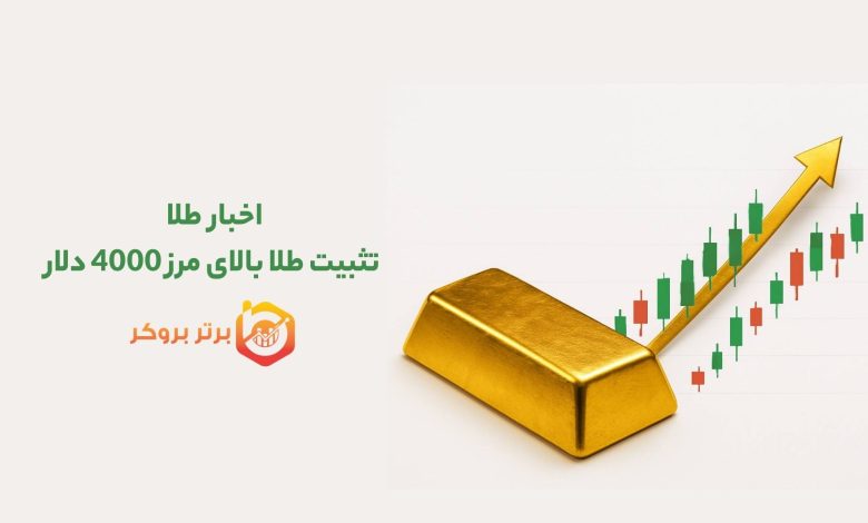 اخبار طلا | تثبیت طلا بالای مرز 4000 دلار