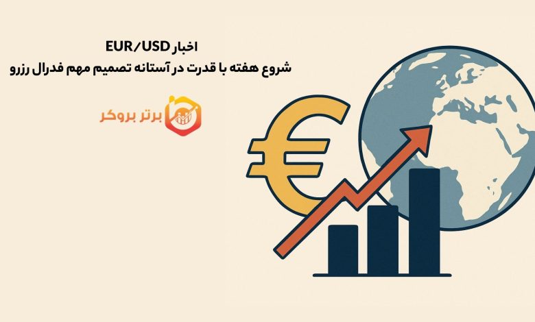 اخبار EUR/USD | شروع هفته با قدرت در آستانه تصمیم مهم فدرال رزرو