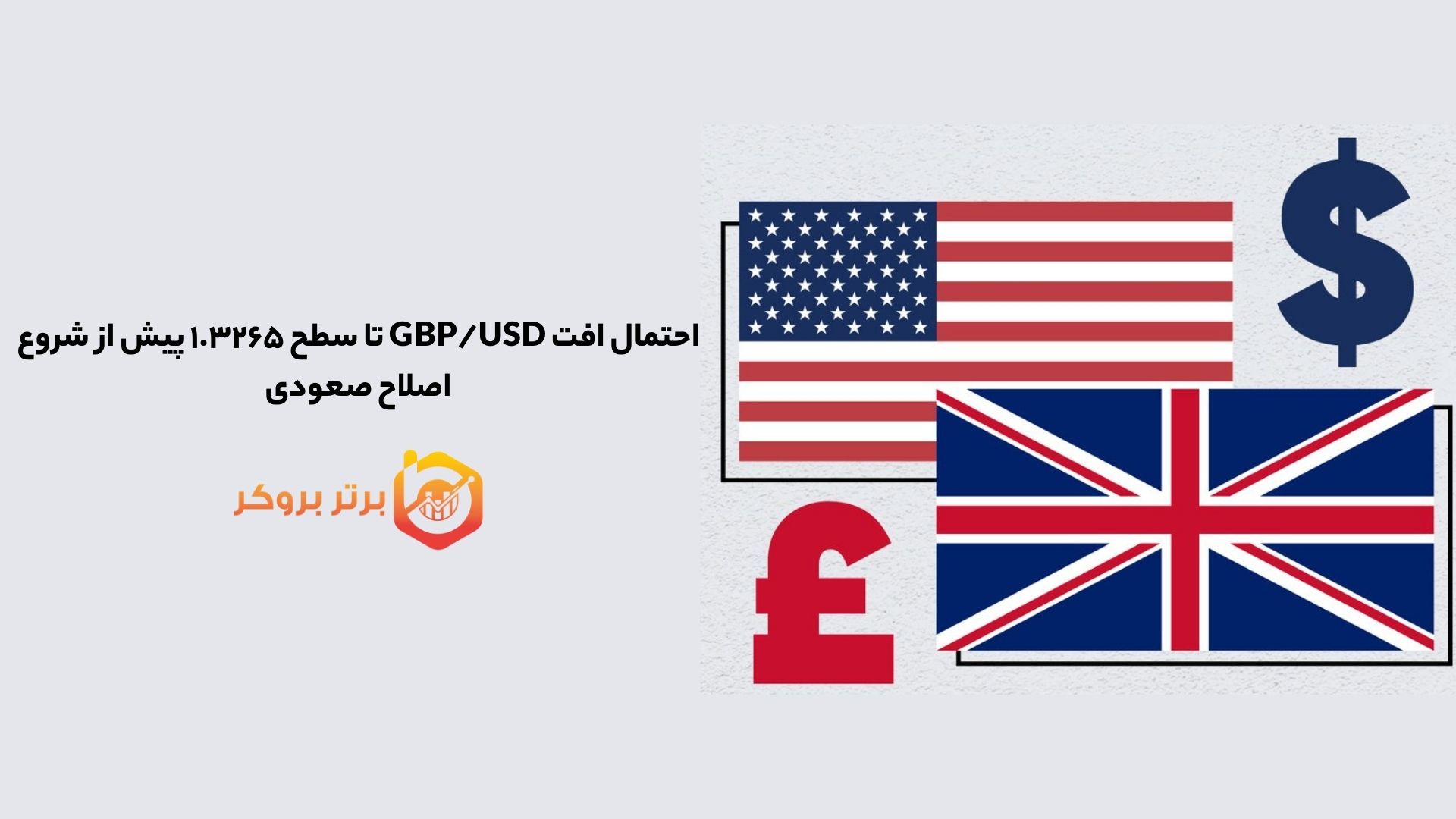 احتمال افت GBP/USD تا سطح ۱.۳۲۶۵ پیش از شروع اصلاح صعودی