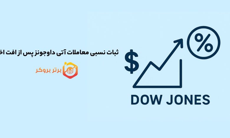 ثبات نسبی معاملات آتی داوجونز پس از افت اخیر