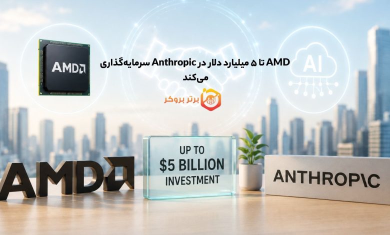 AMD تا ۵ میلیارد دلار در Anthropic سرمایه‌گذاری می‌کند 